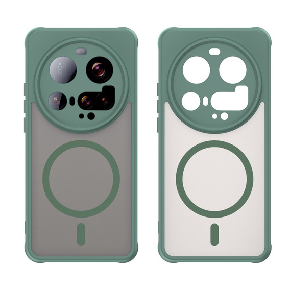 Husă pentru Xiaomi 15 Ultra, pentru MagSafe, ERBORD Matt Case, verde