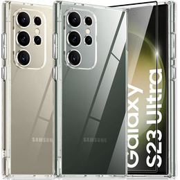 Huse pentru Samsung Galaxy S23 Ultra, Premium Armor Slim, transparentă