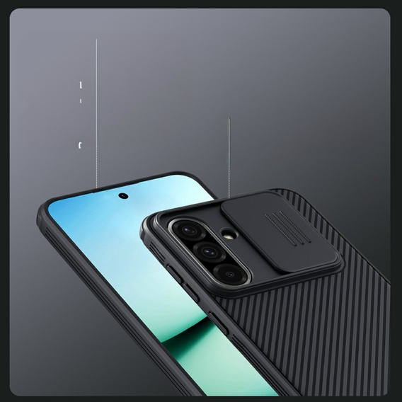 Carcasa Nillkin pentru Samsung Galaxy A36, CamShield Pro MagSafe, negru