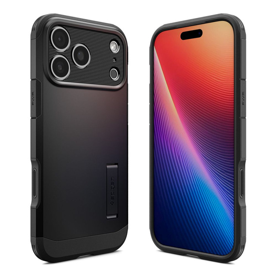 Carcasă Spigen pentru iPhone 17 Pro Max, Tough Armor T Mag MagSafe, negru
