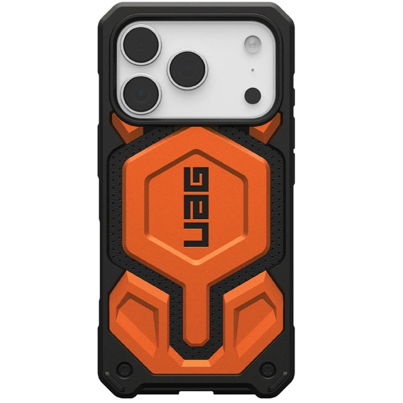 Carcasă Urban Armor Gear pentru iPhone 17 Pro Max, Monarch Pro MagSafe, portocaliu