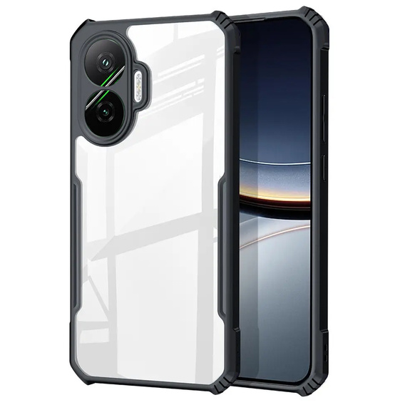 Huse pentru Xiaomi Poco F7, AntiDrop Hybrid, negru