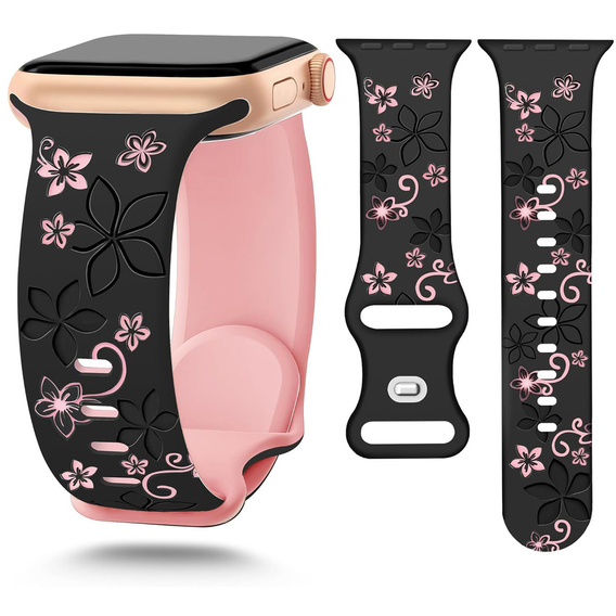 Curea din silicon pentru Apple Watch 1/2/3/4/5/6/7/8/9/SE 38/40/41/mm