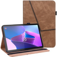 Husă pentru Lenovo Tab P11 Gen 2 TB350FU TB350XU 11.5", Classic, cu spațiu pentru stylus, maro