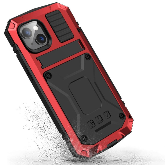Husă blindată pentru iPhone 14, R-JUST, roșu