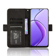 Cu clapetă pentru Realme 12, Card Slot, negru