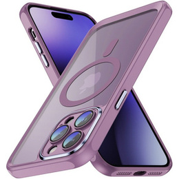 Husă pentru iPhone 15 Pro Max, ERBORD Impact Guard, MagSafe, violet