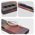 Husă pentru Samsung Galaxy Z Fold6 5G - magnetic Aramid Fiber, portocaliu