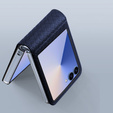 Husă Dux Ducis pentru Samsung Galaxy Z Flip7 5G, Bril, albastru