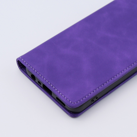 Husă pentru Oppo A78 4G, ERBORD Vintage, portofel cu clapetă, violet