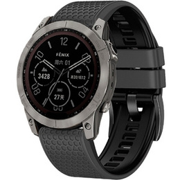 Curea de silicon pentru Garmin Fenix 7 / Forerunner 965 / 955 / 945 / 935, gri / negru