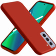 Husa pentru Samsung Galaxy S22+ Plus 5G, Silicone Lite, roșu
