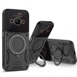 Husă blindată pentru Xiaomi Redmi A3, Magnetic Ring, negru