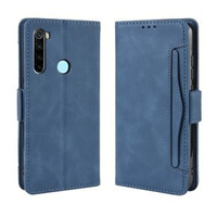 Cu clapetă pentru Xiaomi Redmi Note 8T, Card Slot, albastru