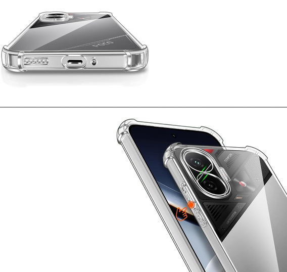 Huse pentru Xiaomi Poco F7, Dropproof, transparentă