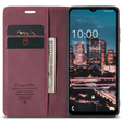 Husa CASEME pentru Samsung Galaxy A04S / A13 5G, Leather Wallet Case, roșu