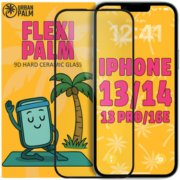 Sticlă ceramică 9D Flexi Palm pentru iPhone 13/13 Pro/14/16e