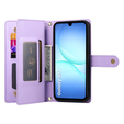 Wallet Zipper Pocket flip caz pentru Samsung Galaxy A17 5G, Wallet Zipper Pocket, violet