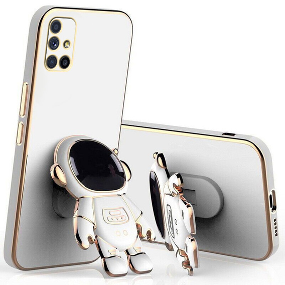 Huse pentru Samsung Galaxy M51, Astronaut, alb