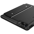 Husă cu tastatură pentru iPad Pro 12.9" 2022/2021/2020 (6/5/4 gen.), NILLKIN Bumper Pen Slot, negru
