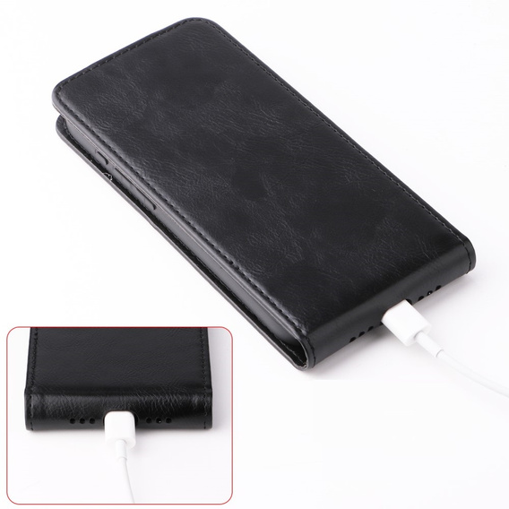 Cu clapetă pentru Xiaomi 15 Ultra, Flip, negru
