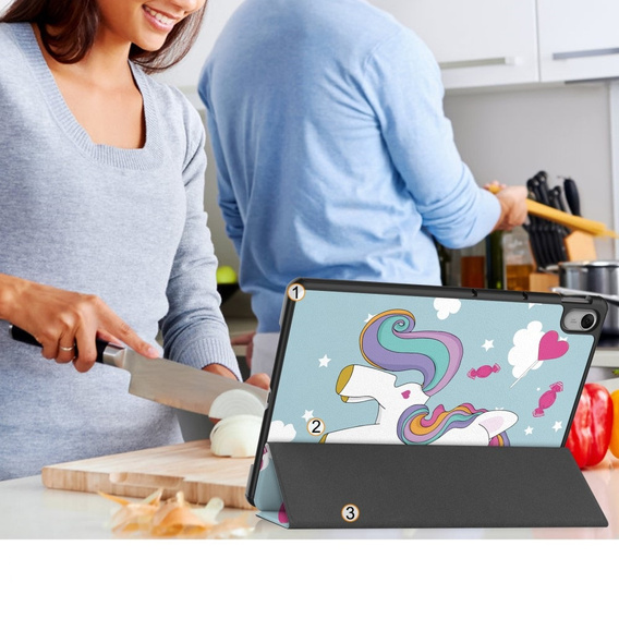 Husă pentru Huawei MatePad 11.5 2024, Smartcase, unicorn