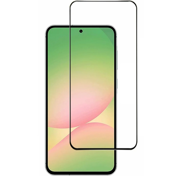 Sticlă călită 3D pentru Samsung Galaxy A56, cadru negru