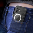 Carcasă impermeabilă IP68 pentru iPhone 16, SHELLBOX MagSafe, negru