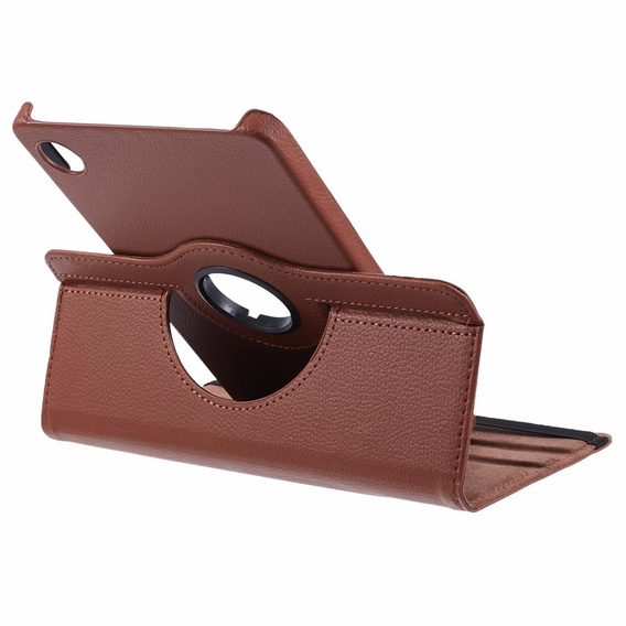 Husă pentru Samsung Galaxy Tab A11 / A9, rotativă 360, maro