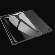Husă pentru Samsung Galaxy Tab A9+, silicon, transparentă