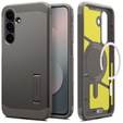 Spigen Tough Armor Mag – husă blindată cu inel MagSafe pentru Samsung Galaxy S25 FE