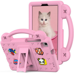Husă pentru copii pentru Samsung Galaxy Tab A7 Lite 8.7 T220/T225, Cute Patterns, cu suport, roz