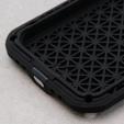 Love Mei Huse pentru iPhone 12, armored with glass, negru