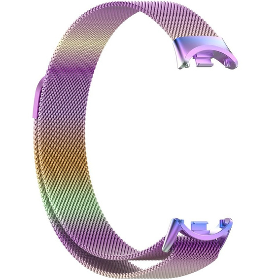 Brățară milaneză cu brățară cu carcasă pentru Xiaomi Smart Band 10 / 9 / 8, multicolor