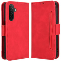Cu clapetă pentru Samsung Galaxy A36, Card Slot, roșu