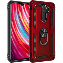 Husă blindată pentru Xiaomi Redmi Note 8 Pro, Nox Case Ring, roșu