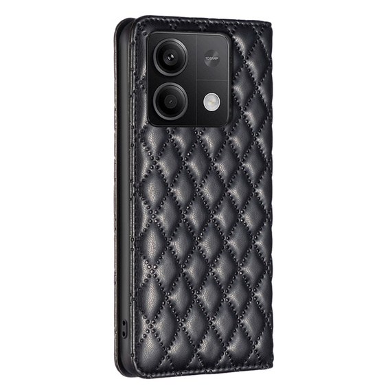 Cu clapetă pentru Xiaomi Redmi Note 13 5G, Wallet, BINFEN COLOR, negru