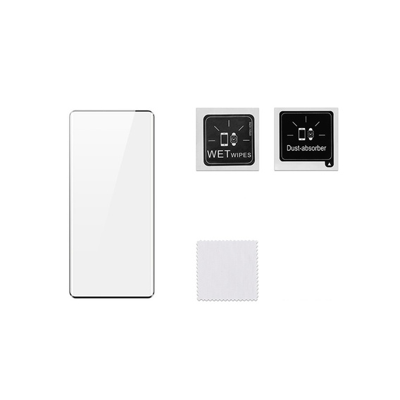 Sticlă temperată pentru Motorola Edge 50 Pro 5G, Dux Ducis ecran complet, cadru negru