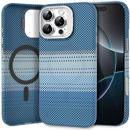 Carcasă pentru iPhone 16 Pro Max, cadru Kickstand, pentru MagSafe, Moon Blue
