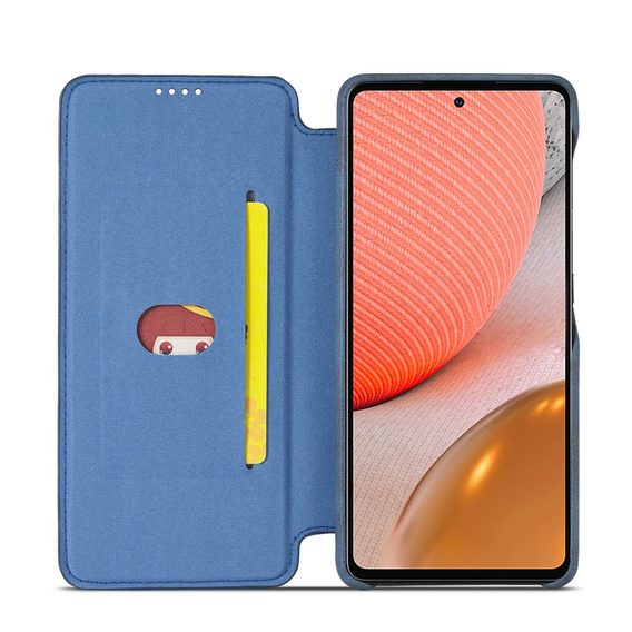 Cu clapetă pentru Samsung Galaxy A52 5G / 4G, LC.IMEEKE, albastru