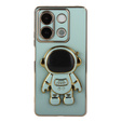 Carcasă pentru Xiaomi Redmi Note 13 5G, Astronaut, verde + sticlă călită 9H