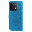 Cu clapetă pentru Xiaomi Redmi Note 13 5G, Mandala, albastru