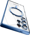 Huse pentru Samsung Galaxy S23 Ultra, MagSafe Hybrid, albastru închis