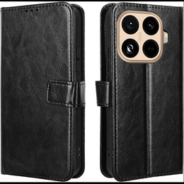 Crazy Horse Wallet flap caz pentru Xiaomi 15T Pro