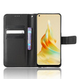 Cu clapetă pentru Oppo Reno8 T 4G, Wallet Smart Magnet, negru