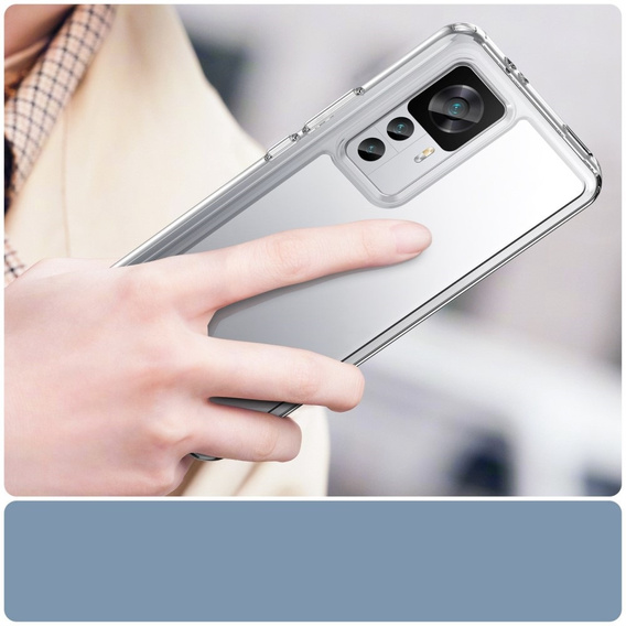 Huse pentru Xiaomi 12T Pro 5G, Fusion Hybrid, transparentă