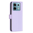 Husa cu clapetă pentru Xiaomi Redmi Note 13 Pro 5G, BINFEN Wallet, violet