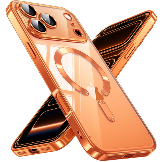 Husă Electro MagSafe pentru iPhone 17 Pro, portocalie