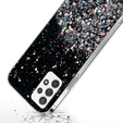 Huse pentru Samsung Galaxy A13 4G, Glittery, negru