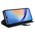 Husa cu clapetă pentru Samsung Galaxy A35 5G, Split Leather, negru